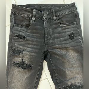 ❌AE🦅 Black Distressed Skinny Jeans

💵Bundle&Save💵